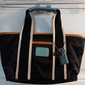 Coach Mini Hampton Purse with Cute Ladybug Charm